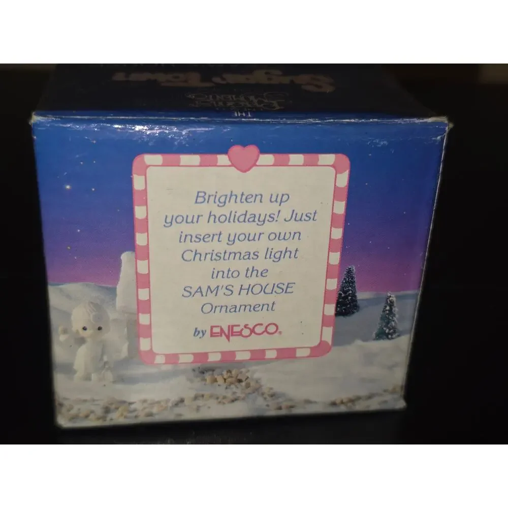 Enesco Precious Moments Sugar Town Sams House Ornament 530468 Porcelain